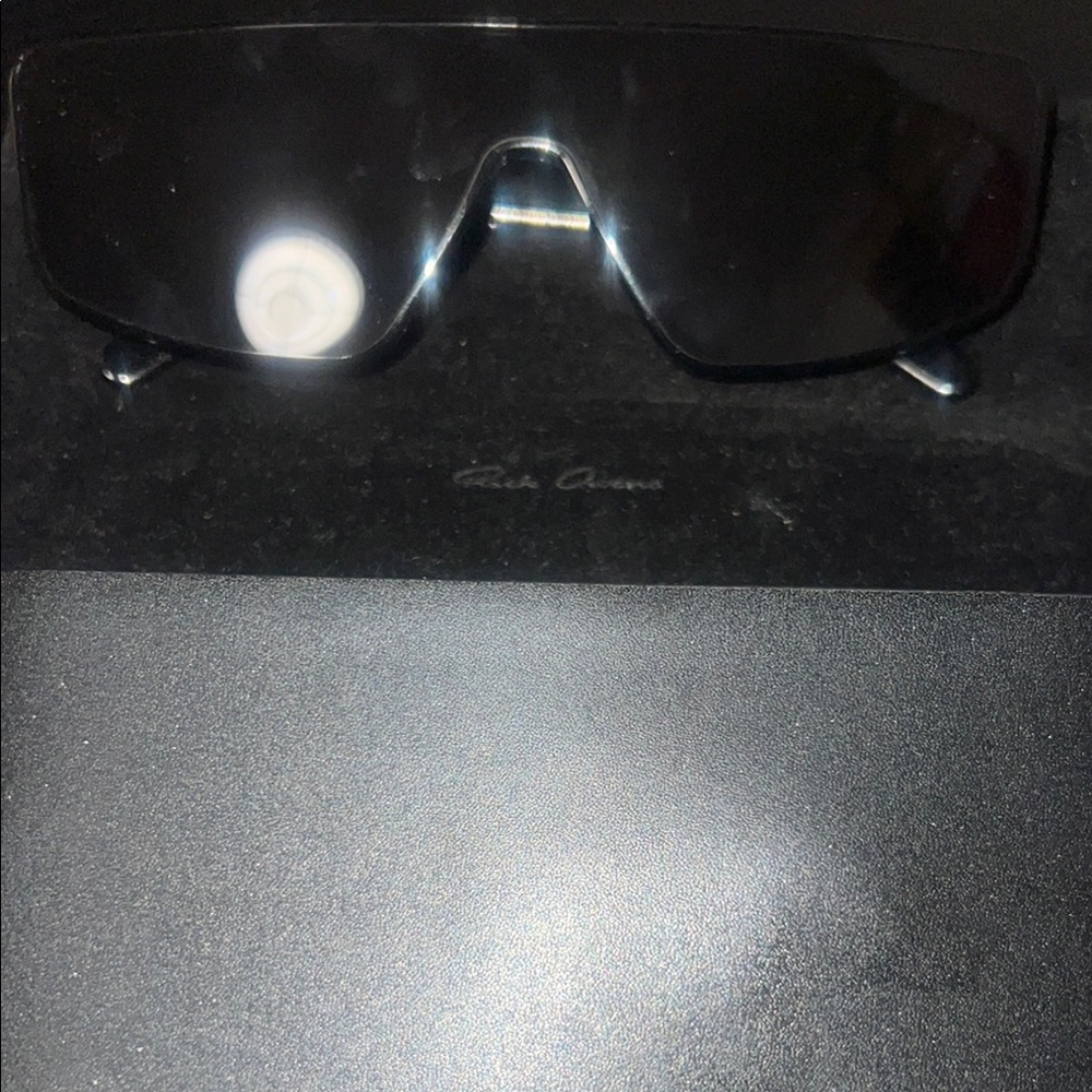 Rick Owens Black Sleek Glasses